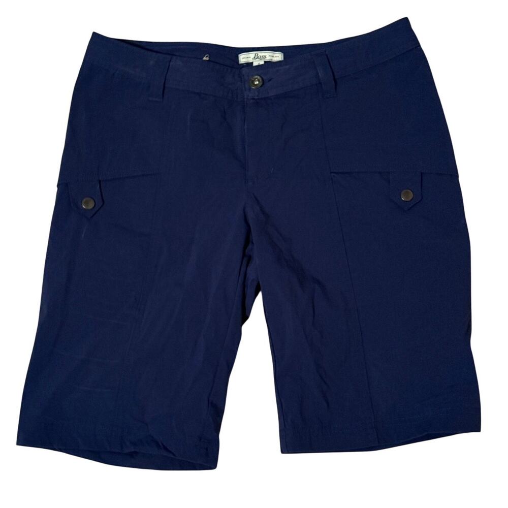 Bass Women's Cargo Shorts, Navy Blue, Size 4